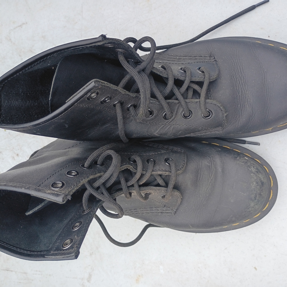 Dr. Martens Black Leather Boots